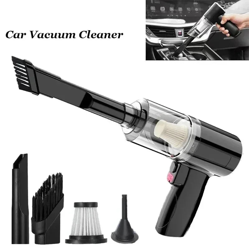 Clearance_Portable Wireless Car Vacuum Cleaner Wireless Vacuum Cleaner Dual Use for Home and Car 120W High Power Powerful Vacuum