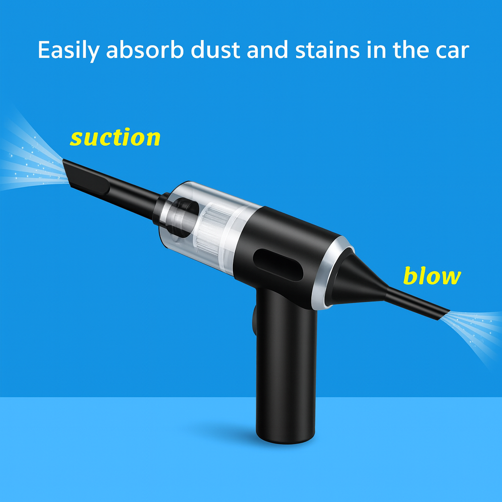 Clearance_Portable Wireless Car Vacuum Cleaner Wireless Vacuum Cleaner Dual Use for Home and Car 120W High Power Powerful Vacuum